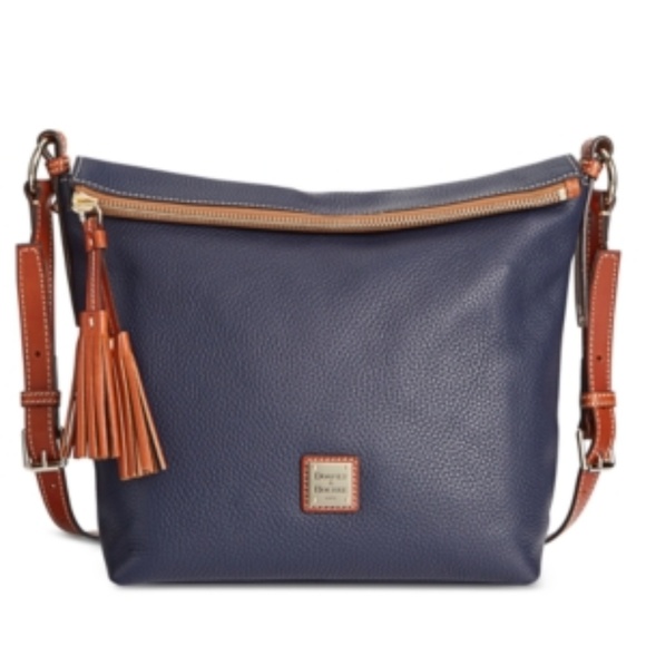 Dooney & Bourke Handbags - Dooney & Bourke Navy Small Dixon Crossbody